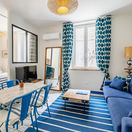 Studio Bleu 29M2, 120M Vieux-Port , Clim ,Wifi, Acces Autonome Avec Code Marsella Exterior foto